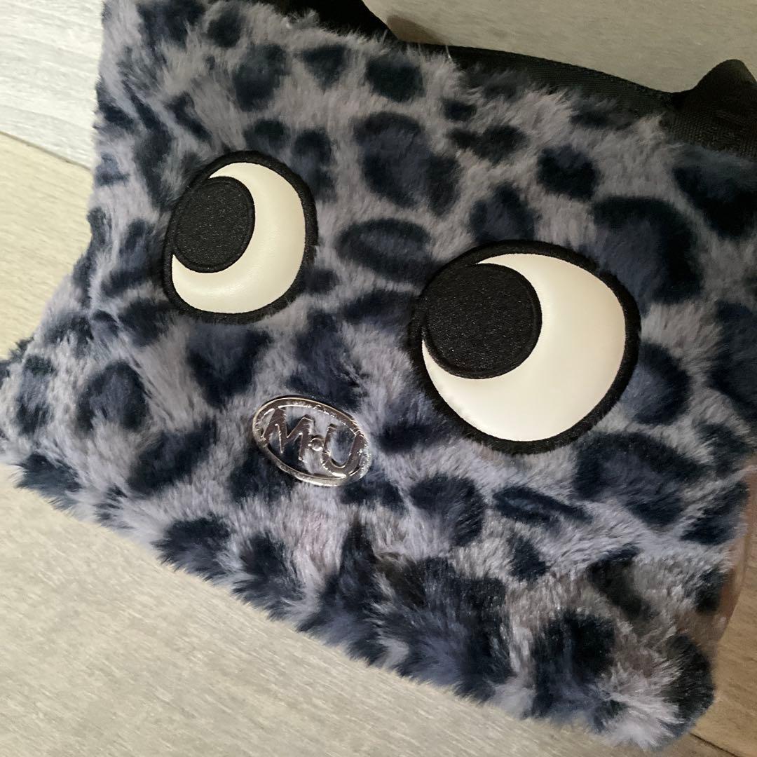 新品M.U SPORTS ヒョウ柄ファーカート保温バッグ