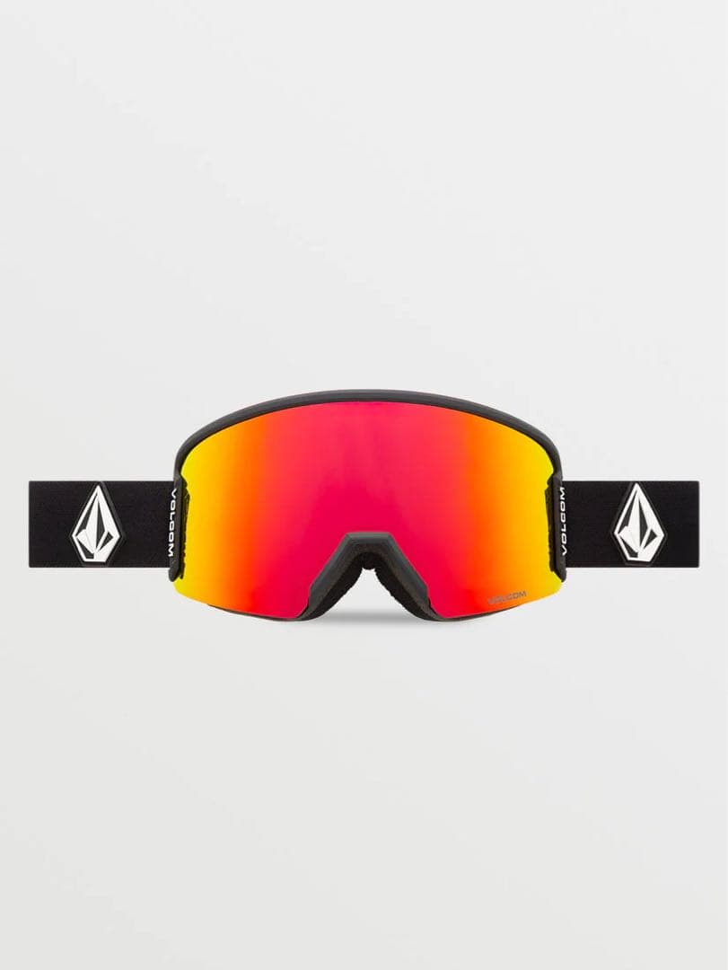 VOLCOM GARDEN ゴーグル MatteBlack Red Chrome