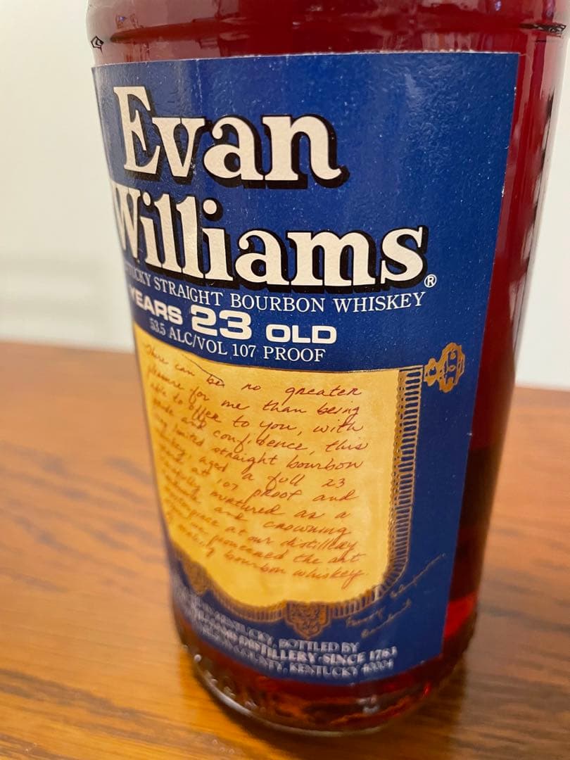 ジ*ル様 Evan Williams 23年 バーボンウイスキー 750ml