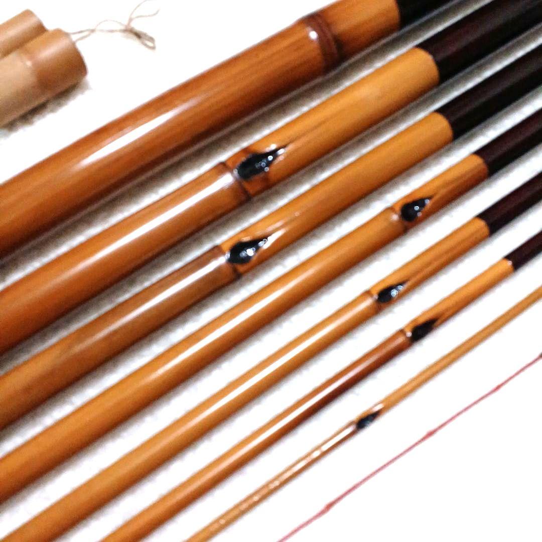 良品 竿よし作 ヤマメ竿 5.3m 渓流竿 万能竿 鮎竿 タナゴ竿 和竿 竹竿