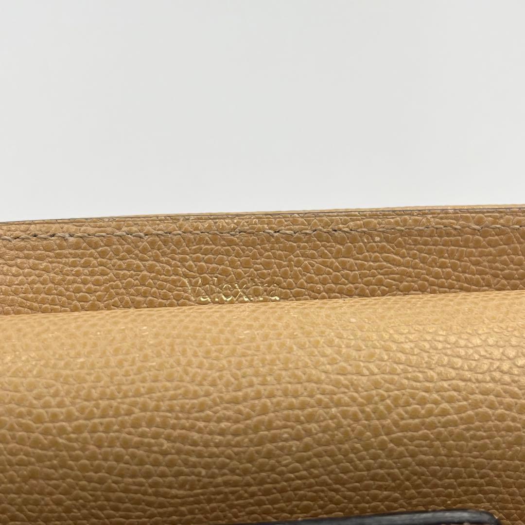 【人気】Valextra ハンドバッグ ベージュ 保存袋付き　小ぶりサイズ