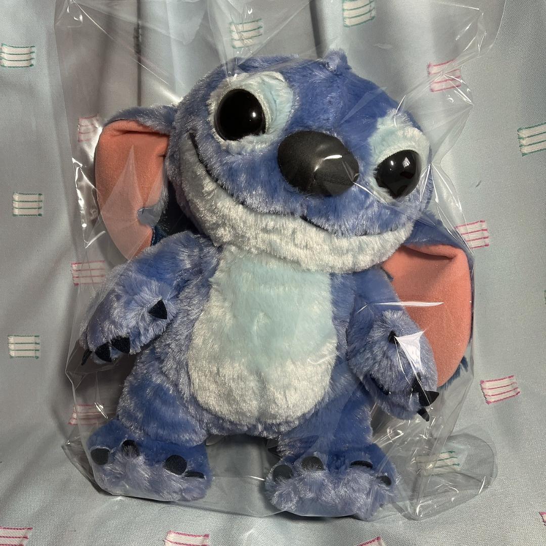 ラスト1【スティッチ】FukuFuku 超超BIG・ Lぬいぐるみ・スクランプ
