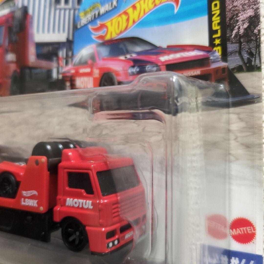 Hot Wheels LB-ER34 レッドミニカーとトラックセット