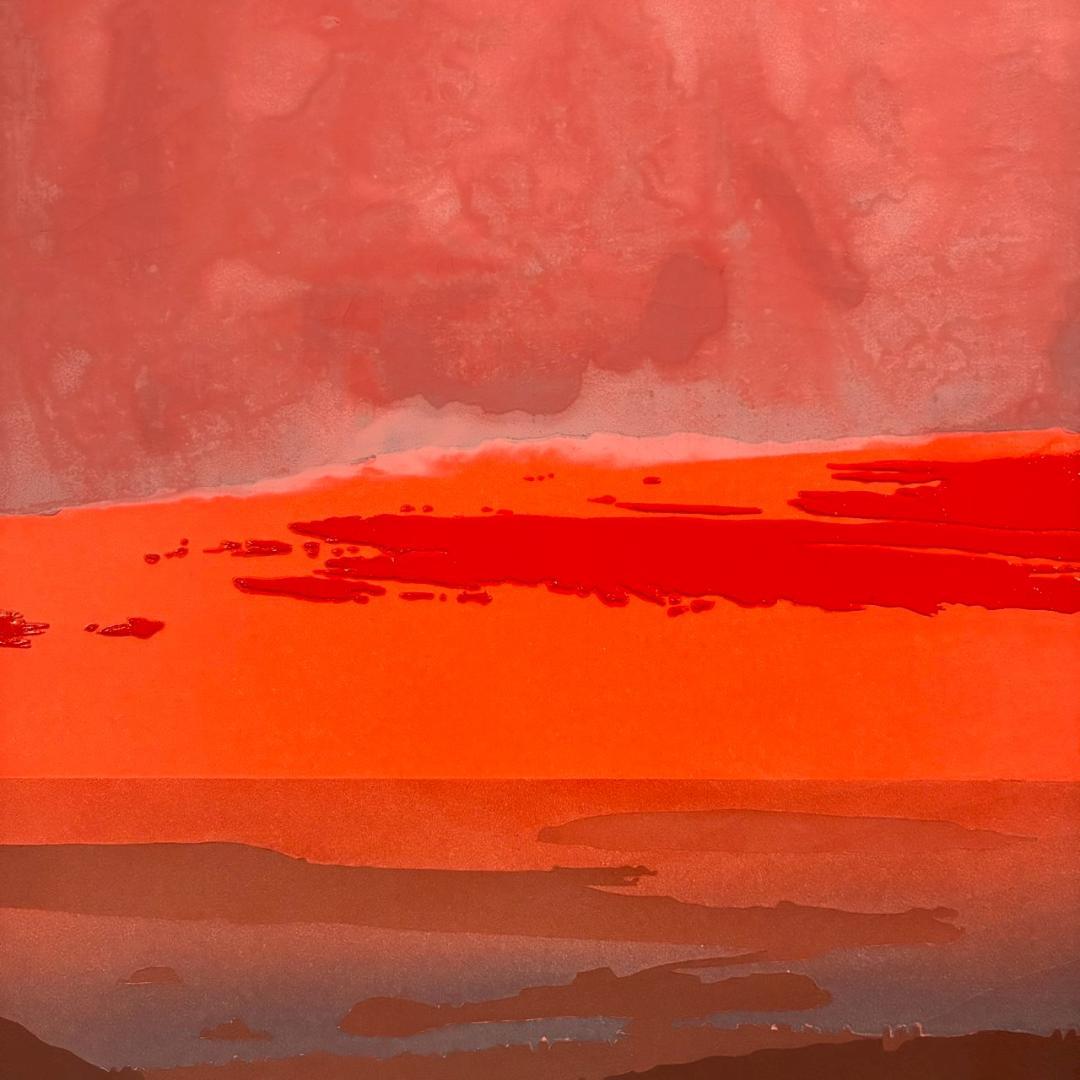 【最終値下げ】鎮西直秀「沖縄にて-羽地内海-」油彩画 油絵 直筆サイン入り F6