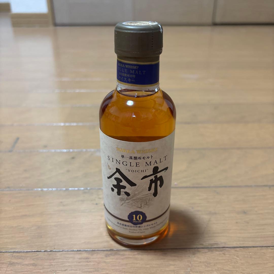 余市 シングルモルト 10年 180ml