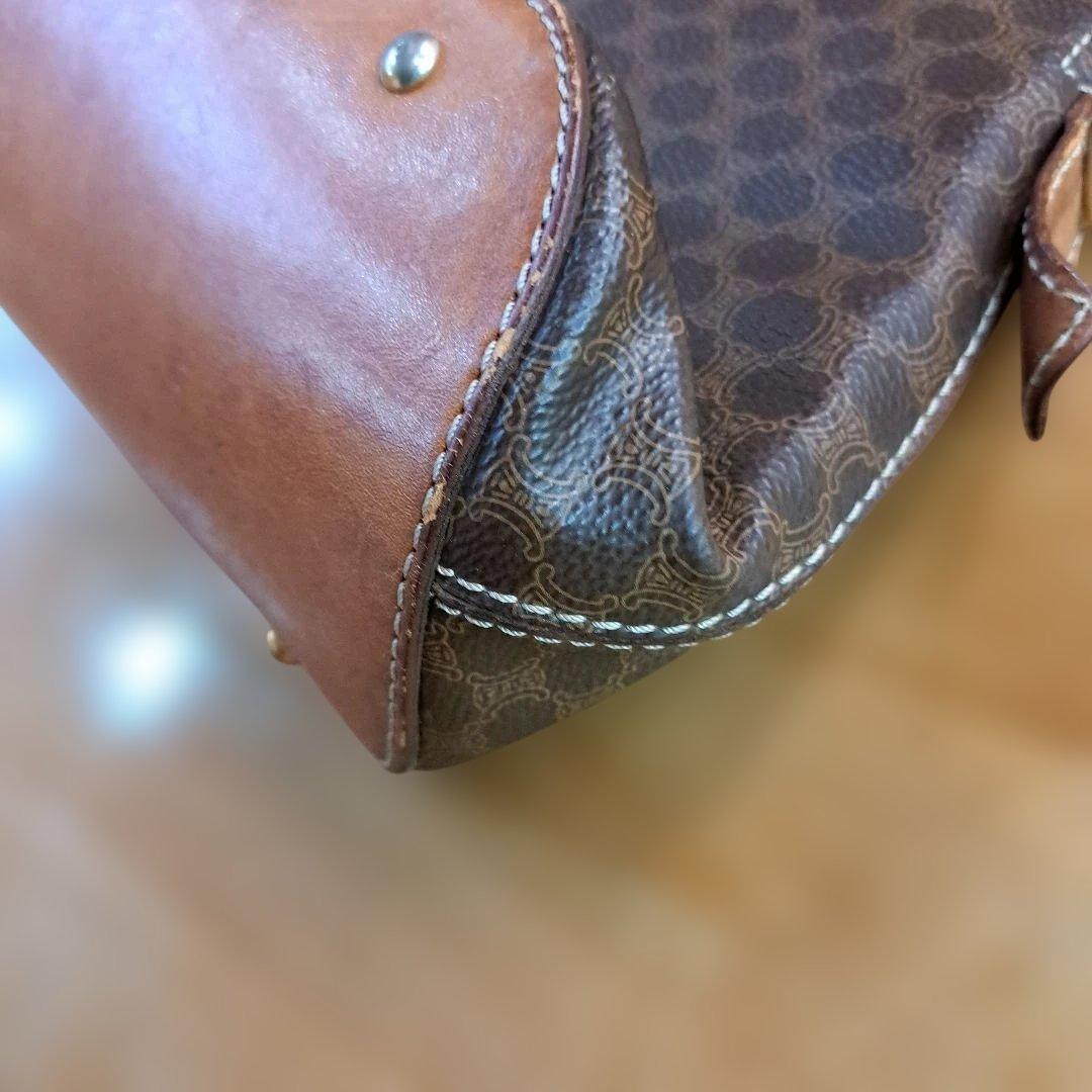 セリーヌ ブラウンハンドバッグ