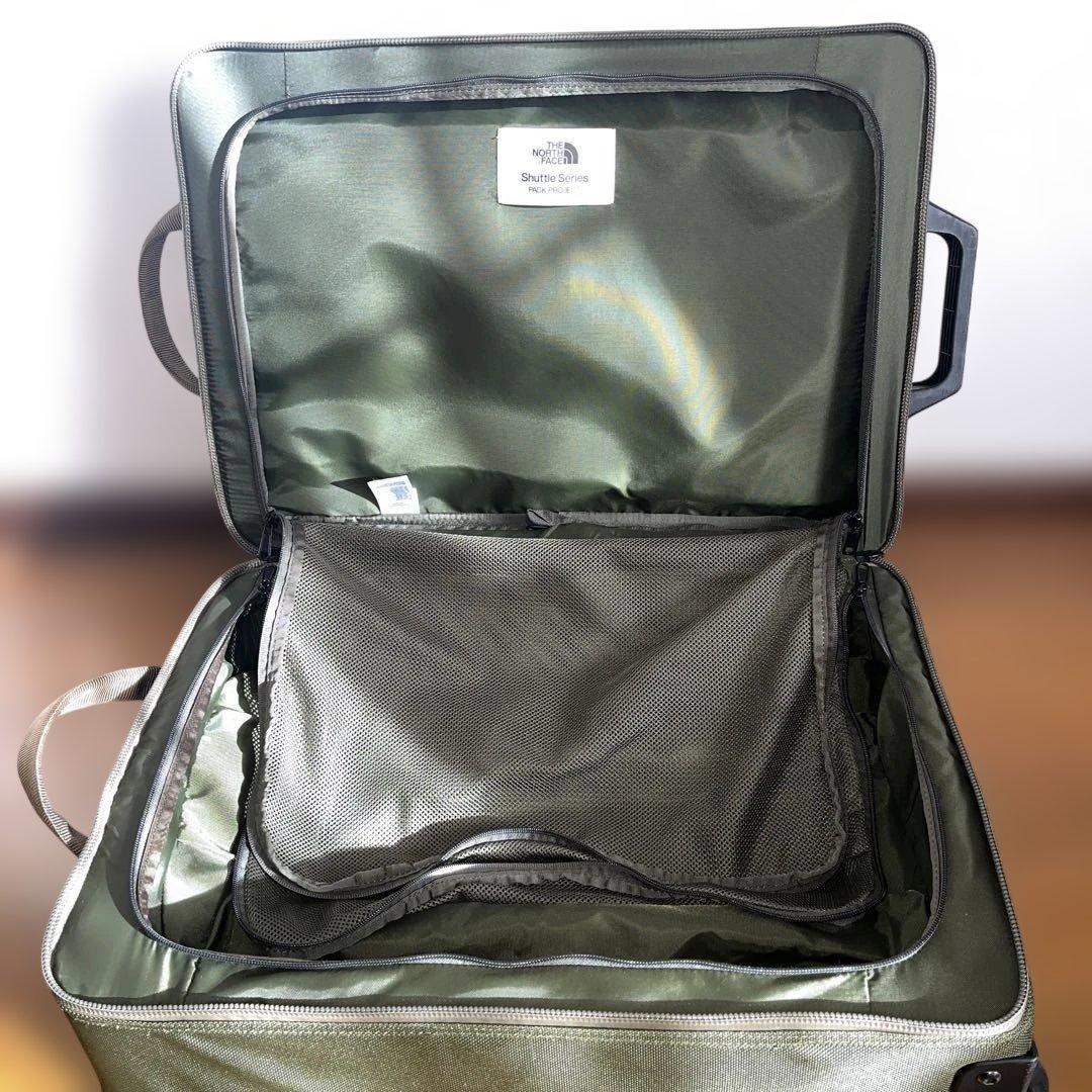 美品　ノースフェイス　シャトルローラー　キャリーバッグ　2輪　機内持込 ハンドル