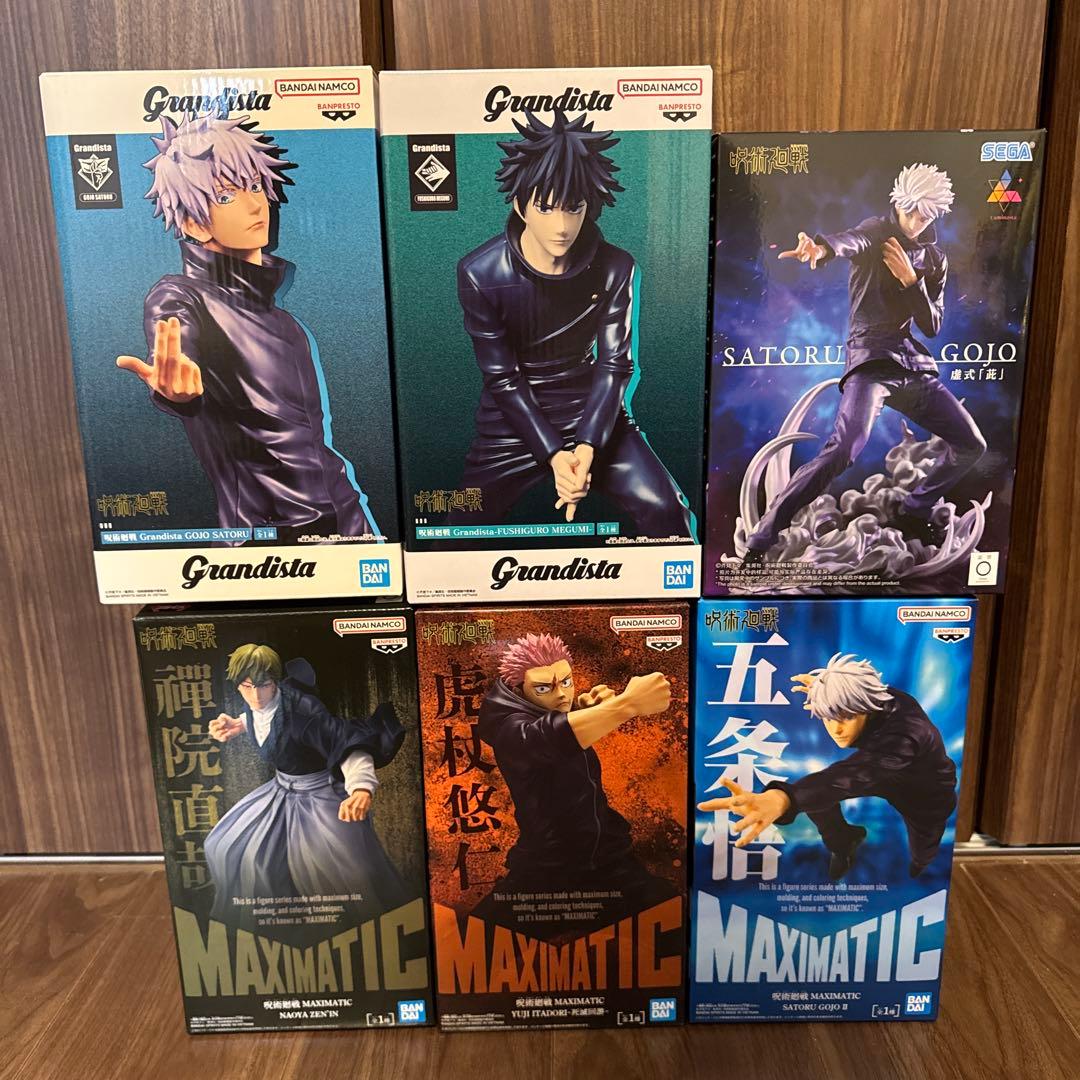 呪術廻戦　マキシマティック　グランディスタ　フィギュア　6体セット