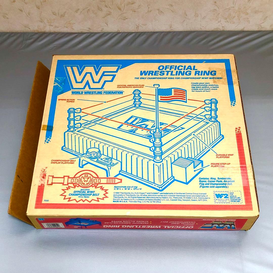 ハズブロ WWF ハルクホーガン他アクションフィギュア全12体 レスリングリング