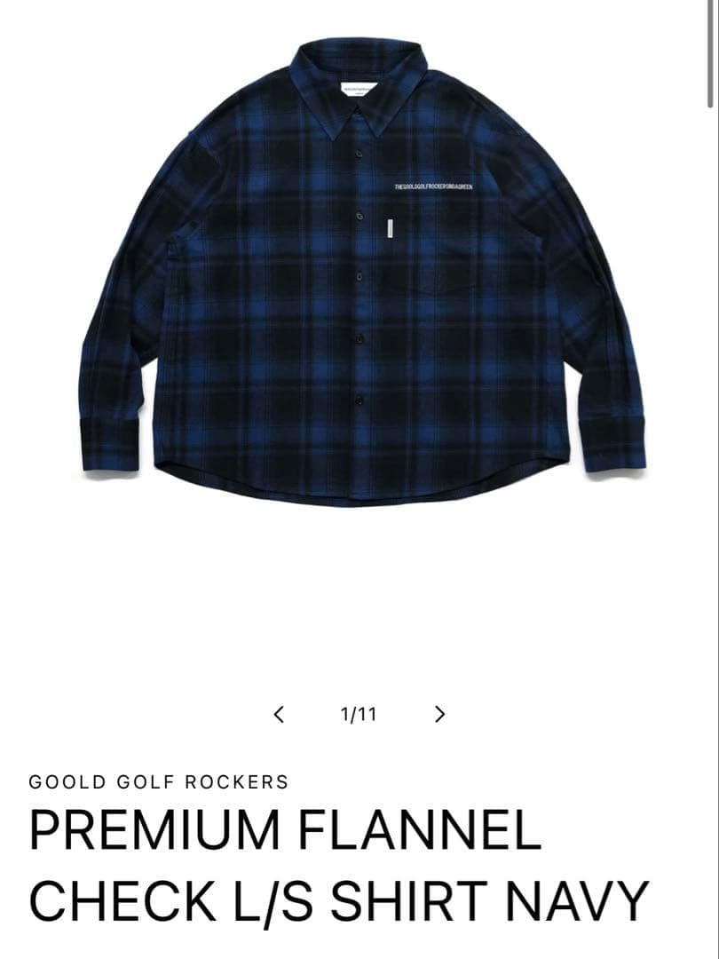 メンズウェア GOOLD GOLF ROCKERS PREMIUM FLANNEL CHECK