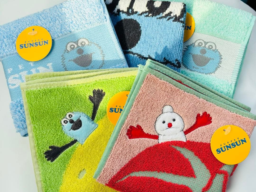 パペットスンスン タオル美術館 タオル ハンドタオル スンスン ノンノン セット