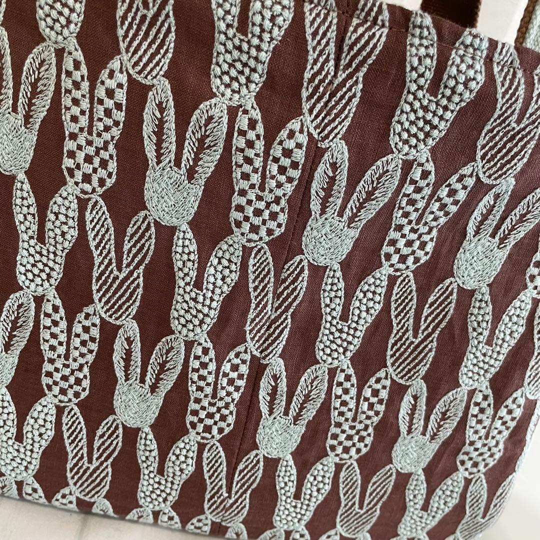 ハンドメイド　ラウンドトートバッグ　ミナペルホネン　pomppia　458