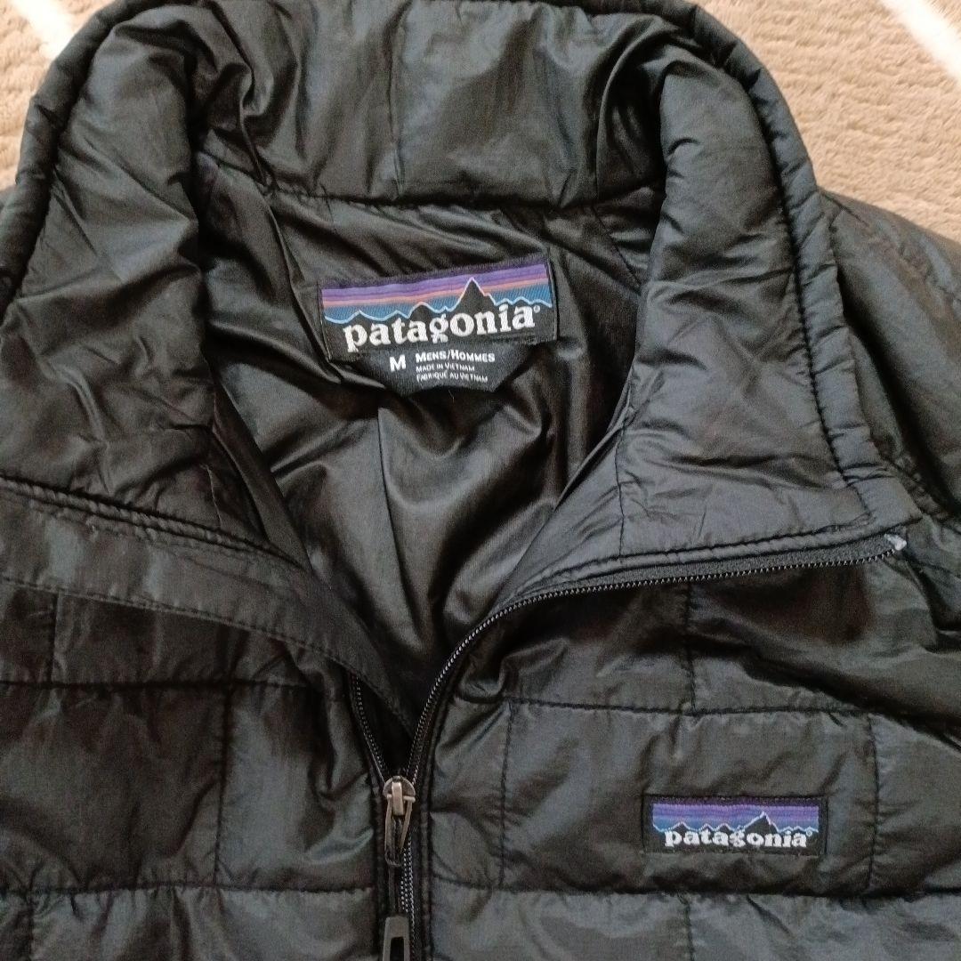 patagonia ブラック ナノパフ ベスト M
