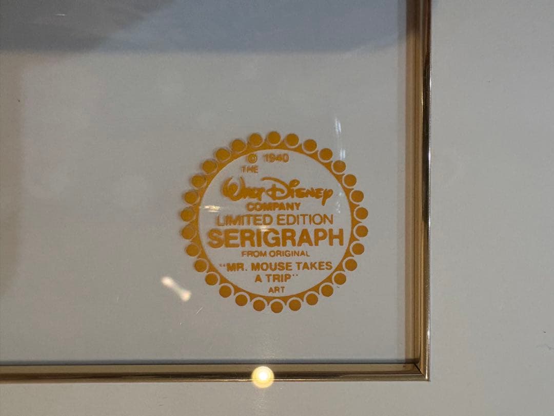 Disney ミッキー セリグラフ セル画