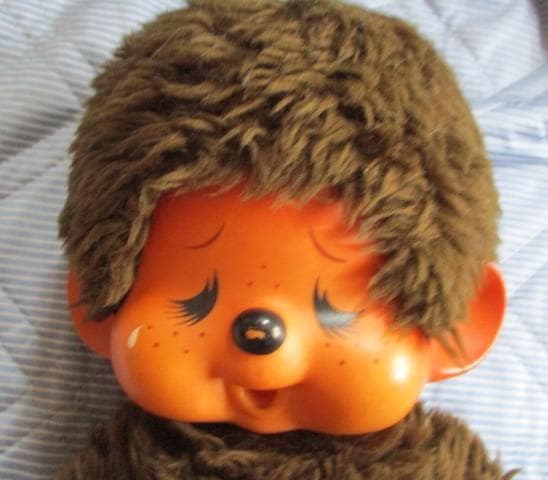 モンチッチ　ぬいぐるみ２体 セキグチ　泣き顔 赤いスタイ　男の子 BIGサイズ