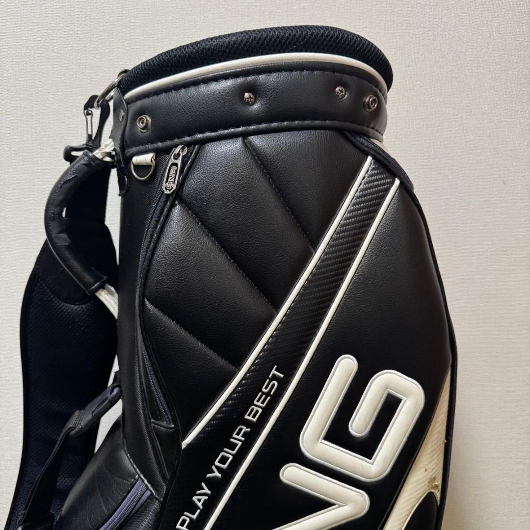 PING ピン キャディバッグ ゴルフバッグ ブラック 9型