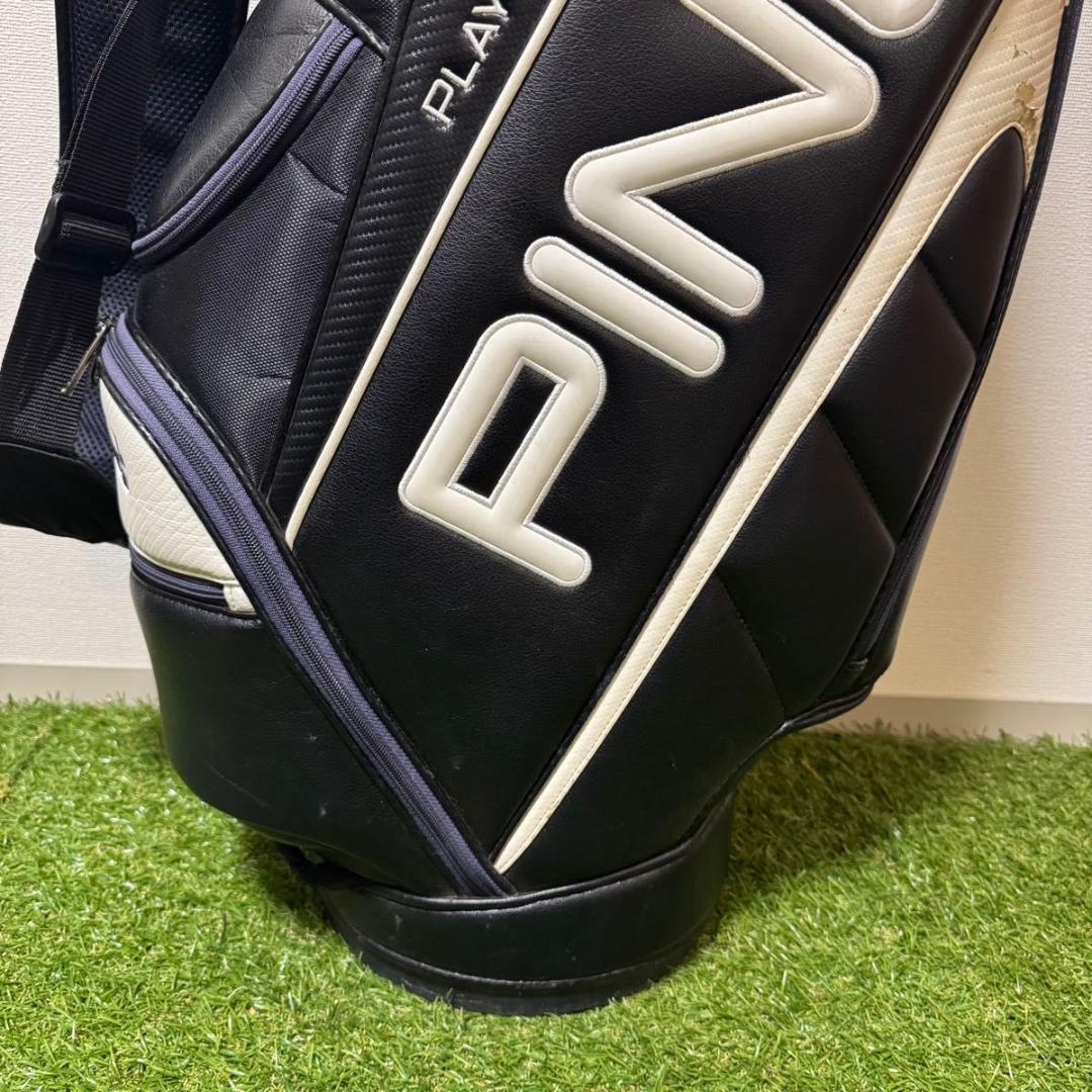 PING ピン キャディバッグ ゴルフバッグ ブラック 9型