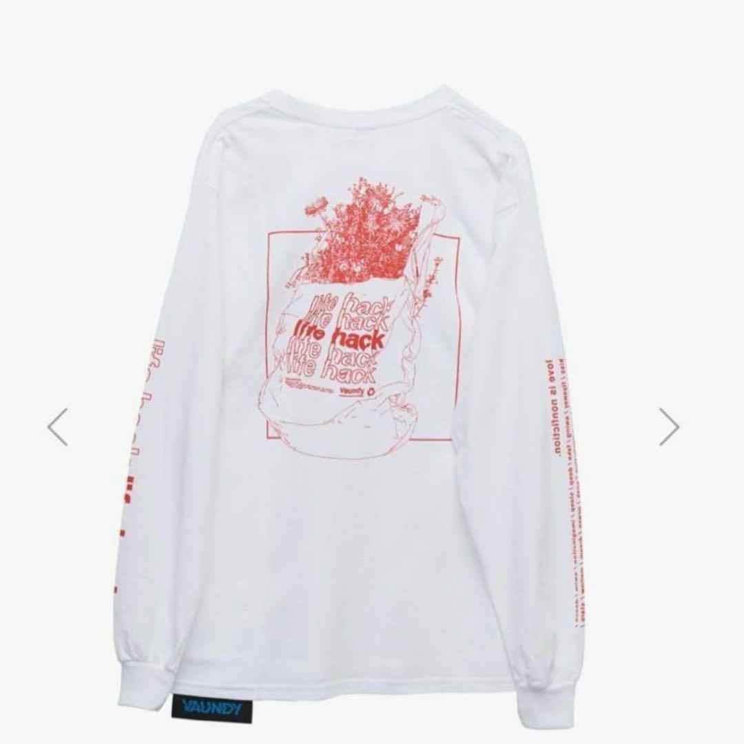 【美品】Vaundy life hack ロンＴ ホワイト L