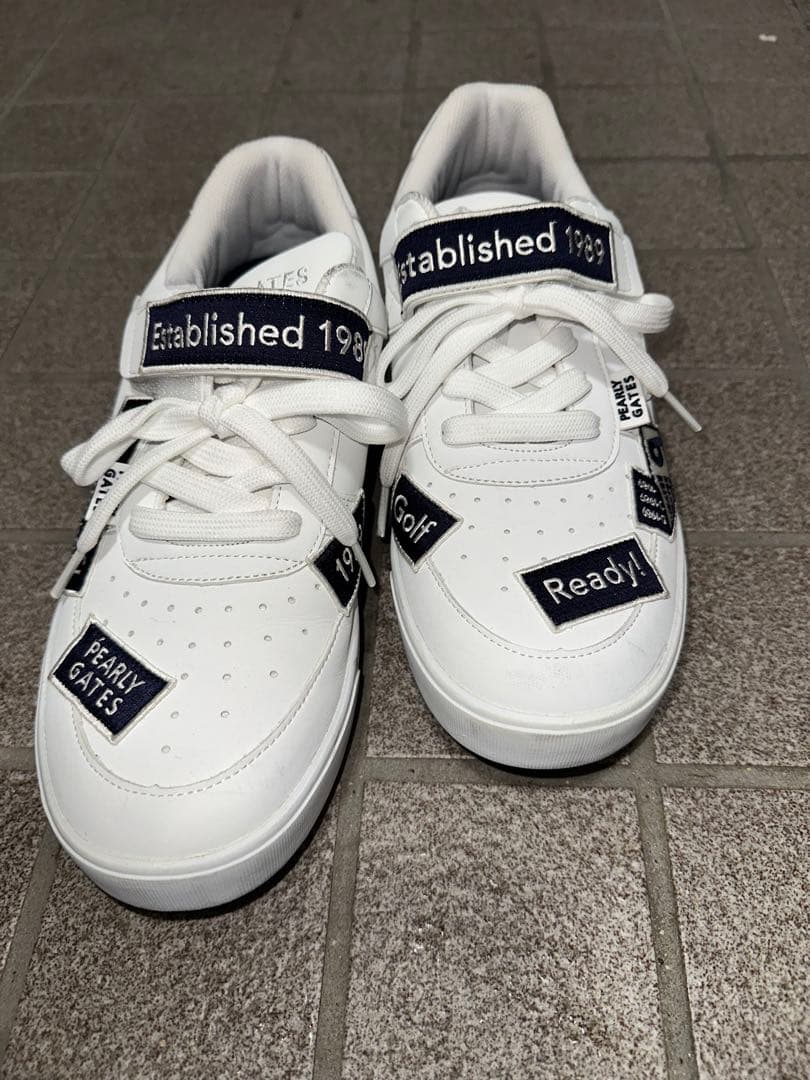 PEARLY GATES ゴルフ用スニーカー ホワイト