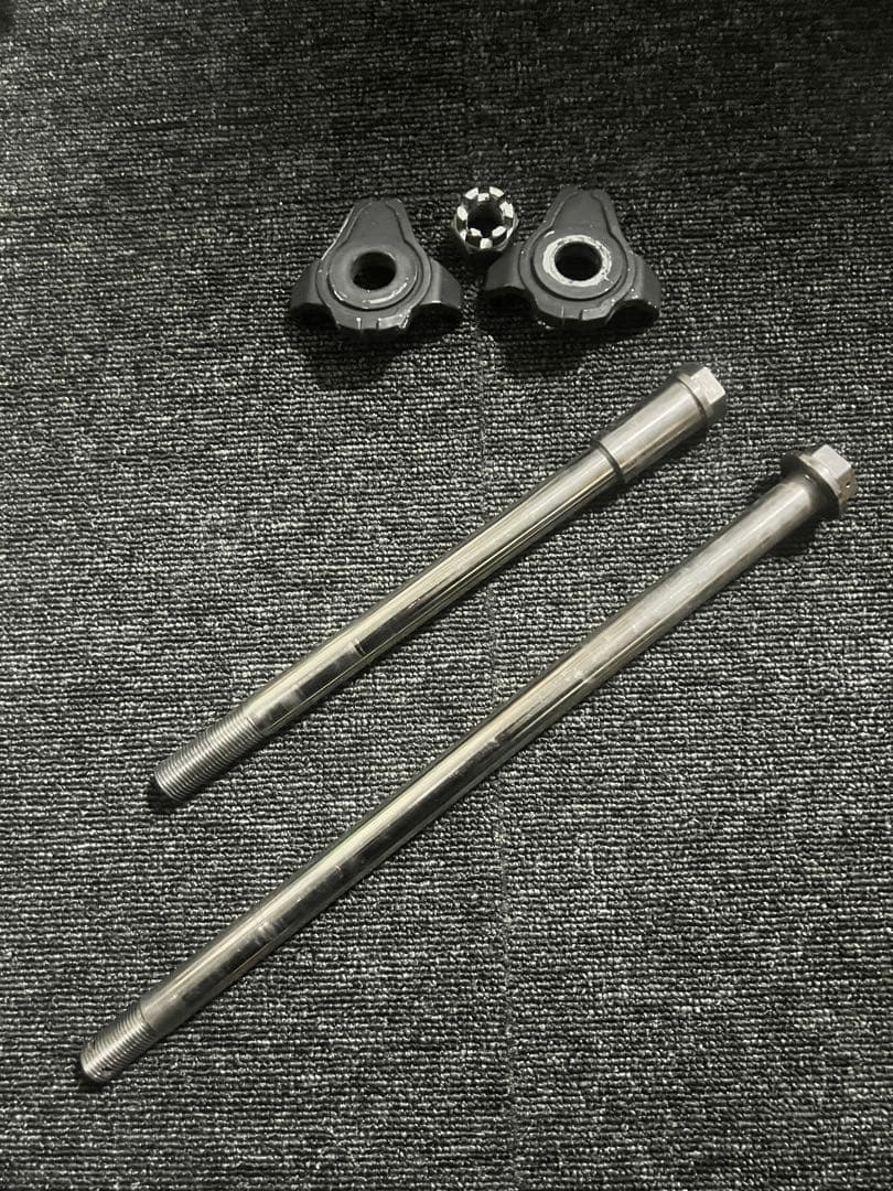 KOOD シャフトKF022 KR022 ZX25R用アクスル 前後セット