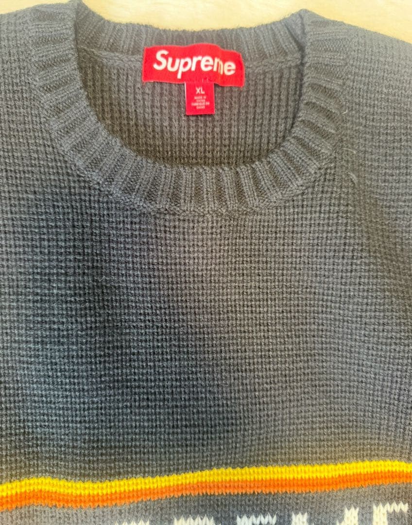 トップス Supreme 23FW Chest Stripe Sweater
