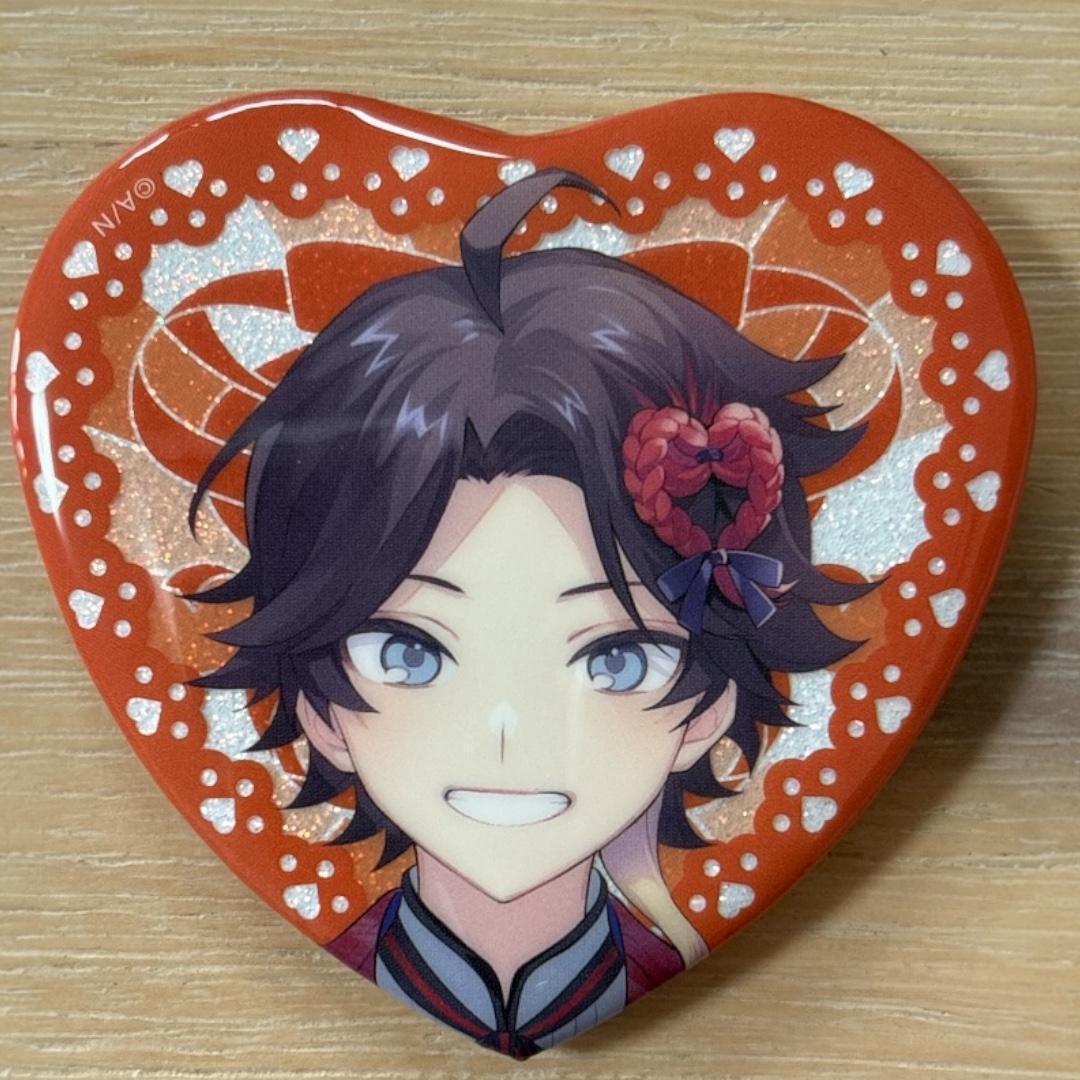 三枝明那 June Brideにじさんじ ハート型 缶バッジ14個①