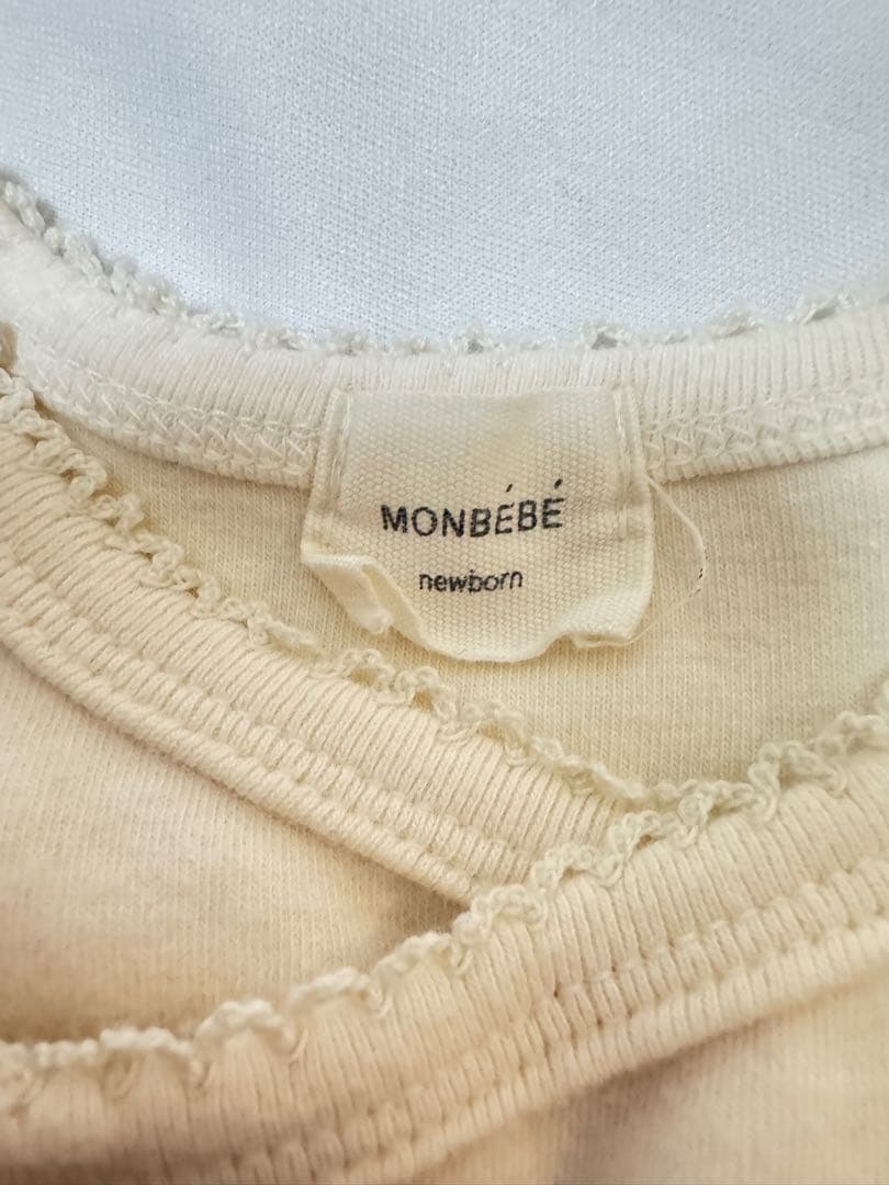 MONBEBE 退院着　ロンパース　ボンネット