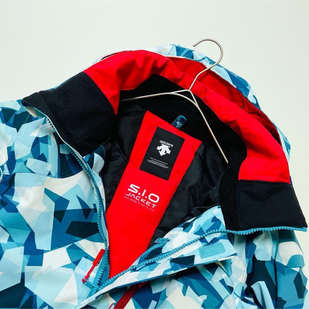 6643 デサント　ジャケット　スキーウェア　S.I.O 中綿入り　総柄