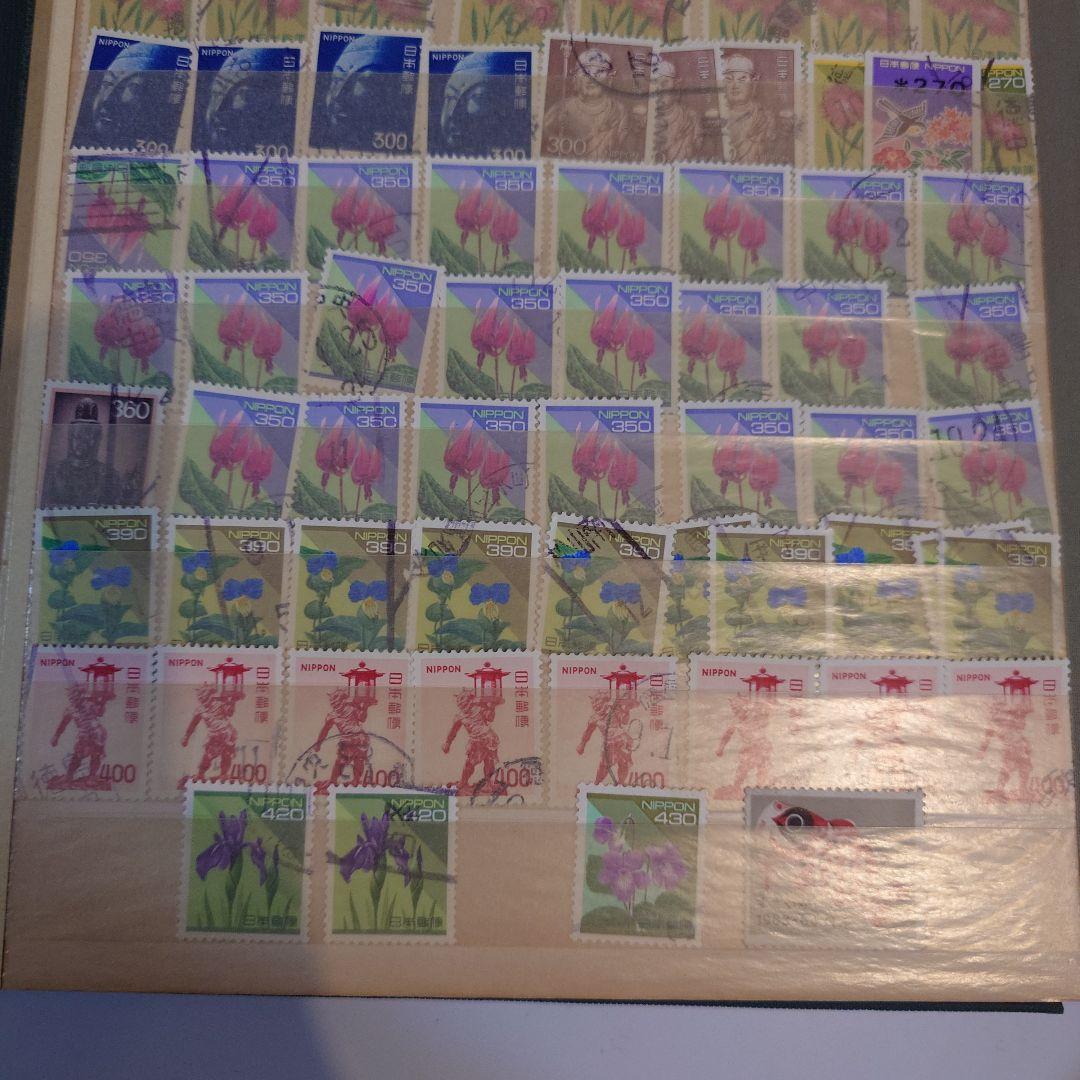 日本 使用済切手 花デザイン多数 80枚まとめ売り　ページ8