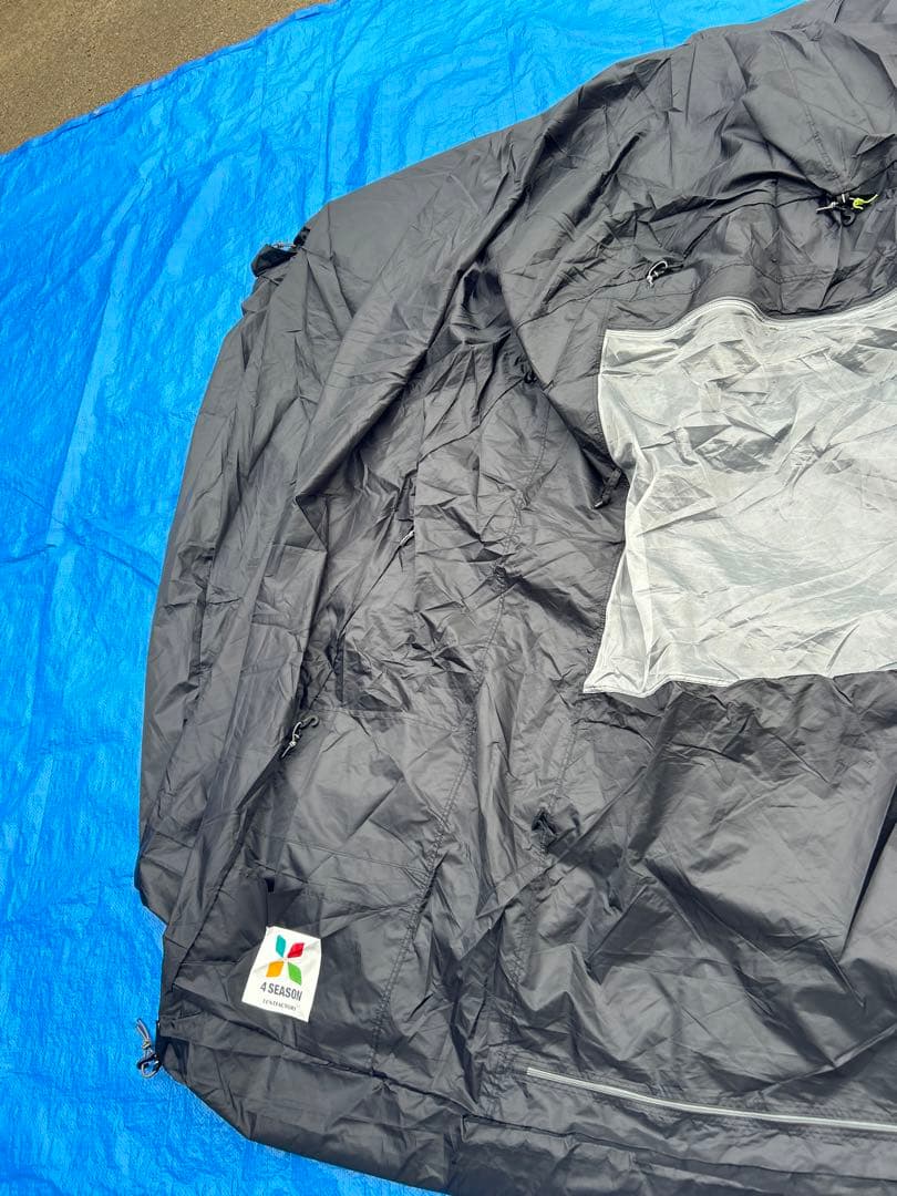 テントファクトリー ブルーウィンド 4シーズン トンネル2ルーム テント