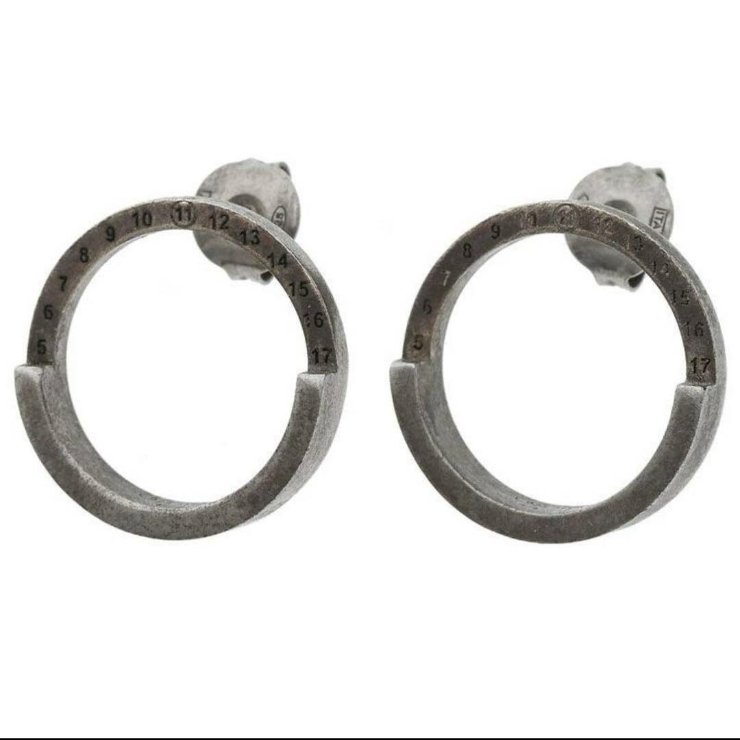 マルタンマルジェラ1 SM3VG0002 ナンバリングサークルシルバーピアス