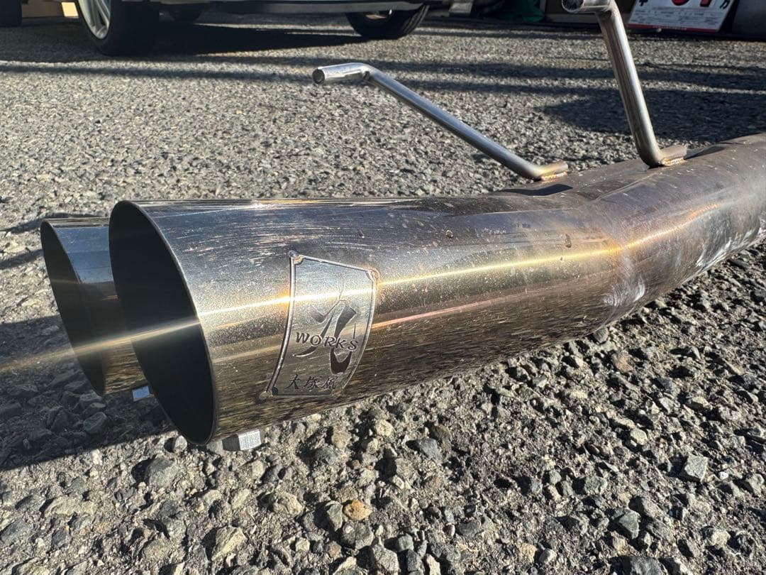 WORKS 9 180SX，13シルビア 鼓膜破り デュアルエンドマフラー
