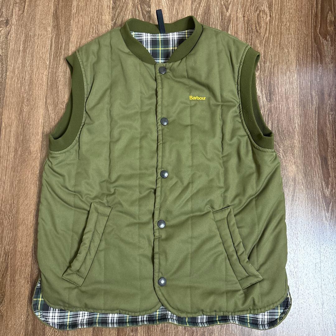 90s 英国製 Barbour TREKKER WAISTCOAT ロゴ刺繍