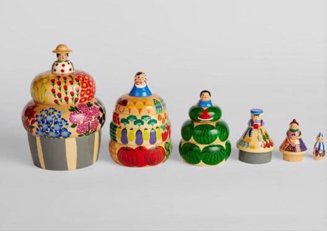 COMPANY フィンランド　マトリョーシカ人形セット 6個