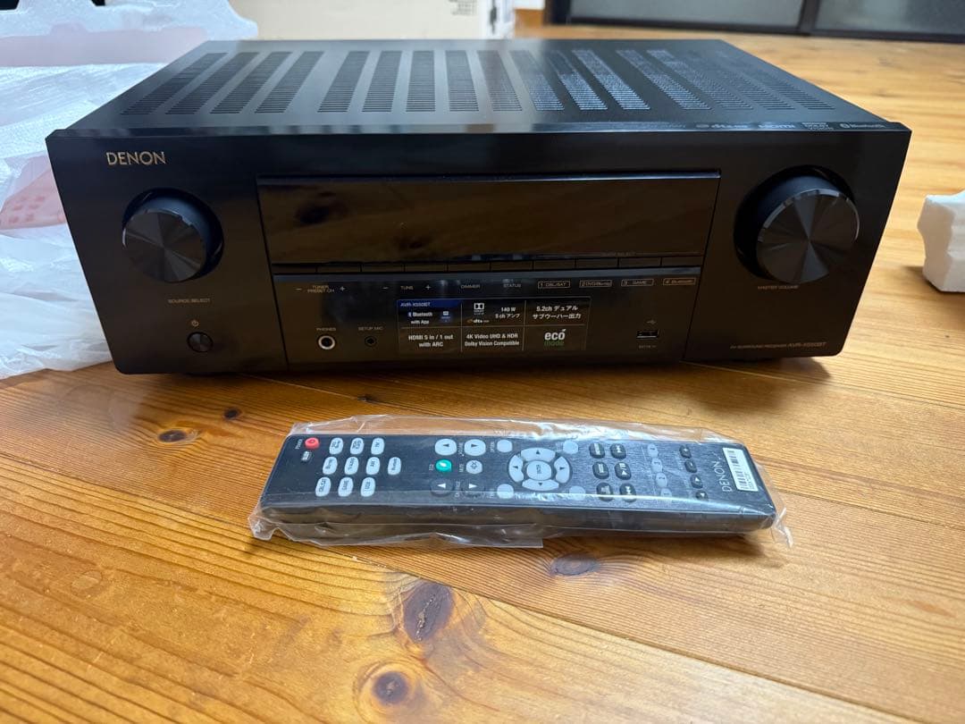 DENON AVアンプ ブラック　AVR-X550BT 箱付き