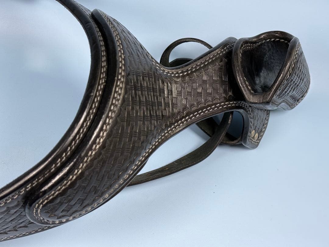 KEIN製SAAファストドロー専用リグ、ツーハンド用（ブラック）