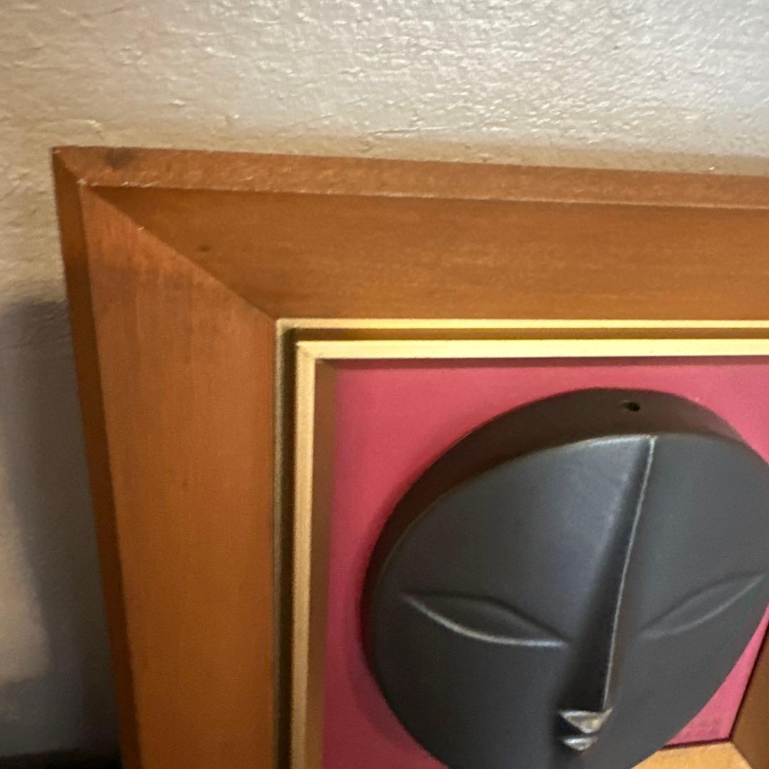 お値下げ❣️当時物万博岡本太郎　太陽の塔過去の顔信楽レリーフ希少品大阪万博