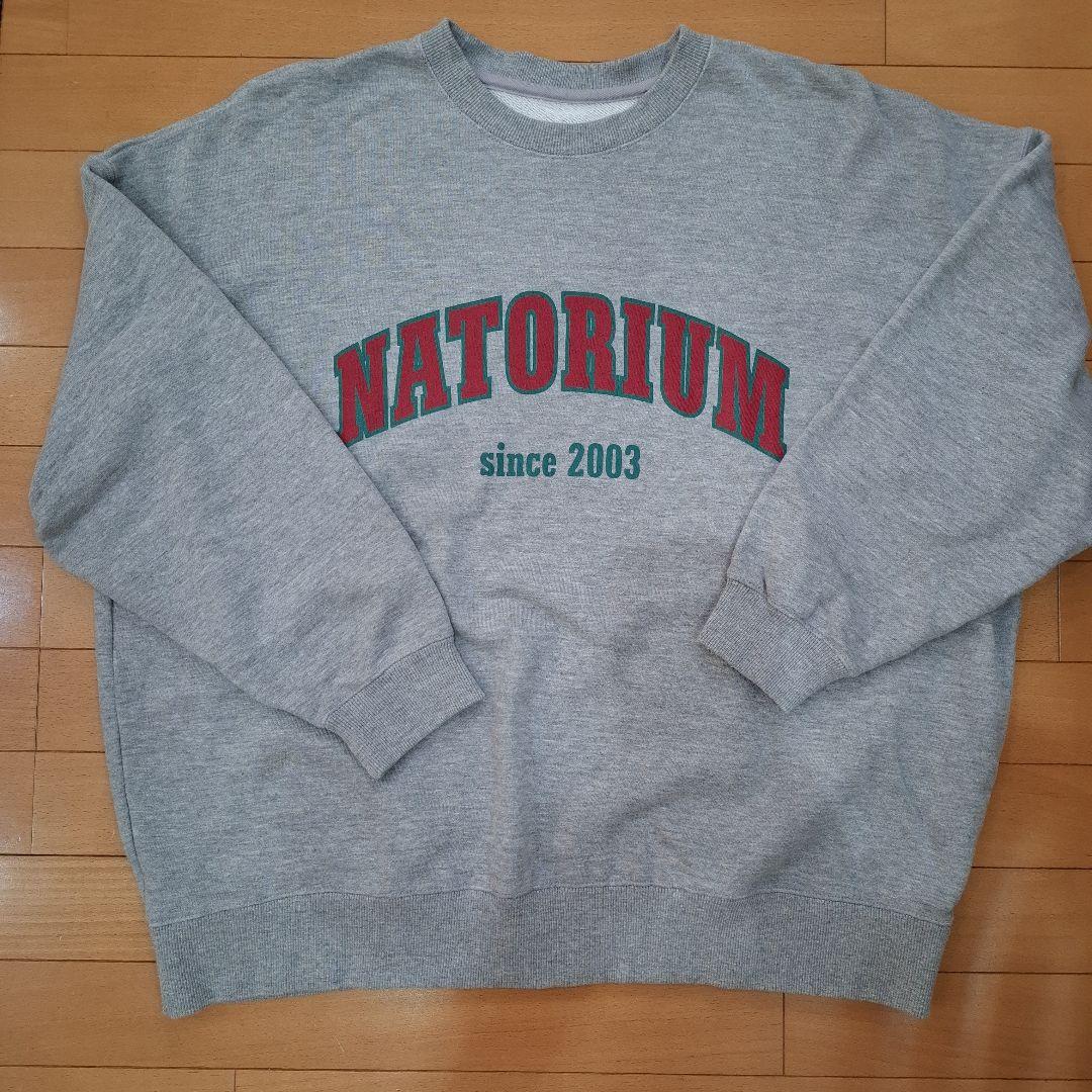 なとり　劇場スエット　College Logo Sweater　Lサイズ