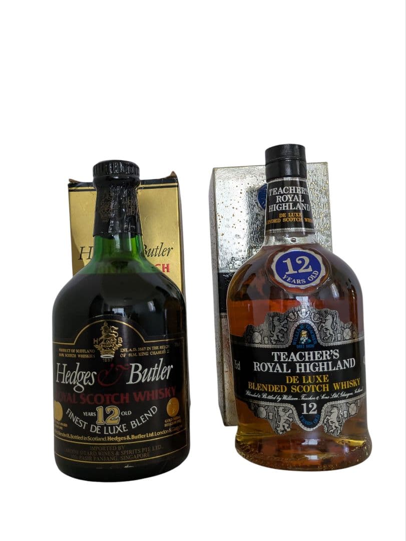 古酒 TECHER`S ヘッジス＆バトラー ジョニーウォーカー 4本セット