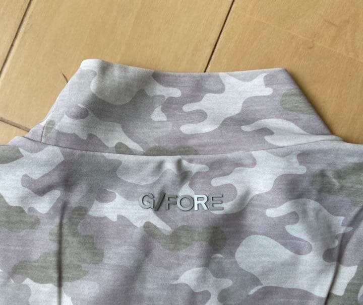 【G/FORE】カモフラ モックネックシャツ