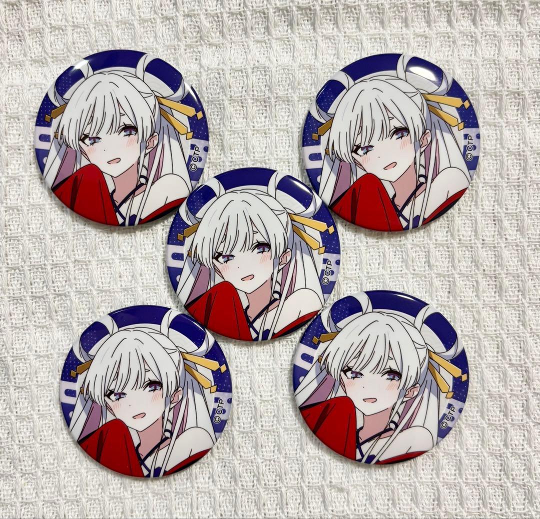 超かぐや姫 トレーディング缶バッジ 月見ヤチヨ 5点セット