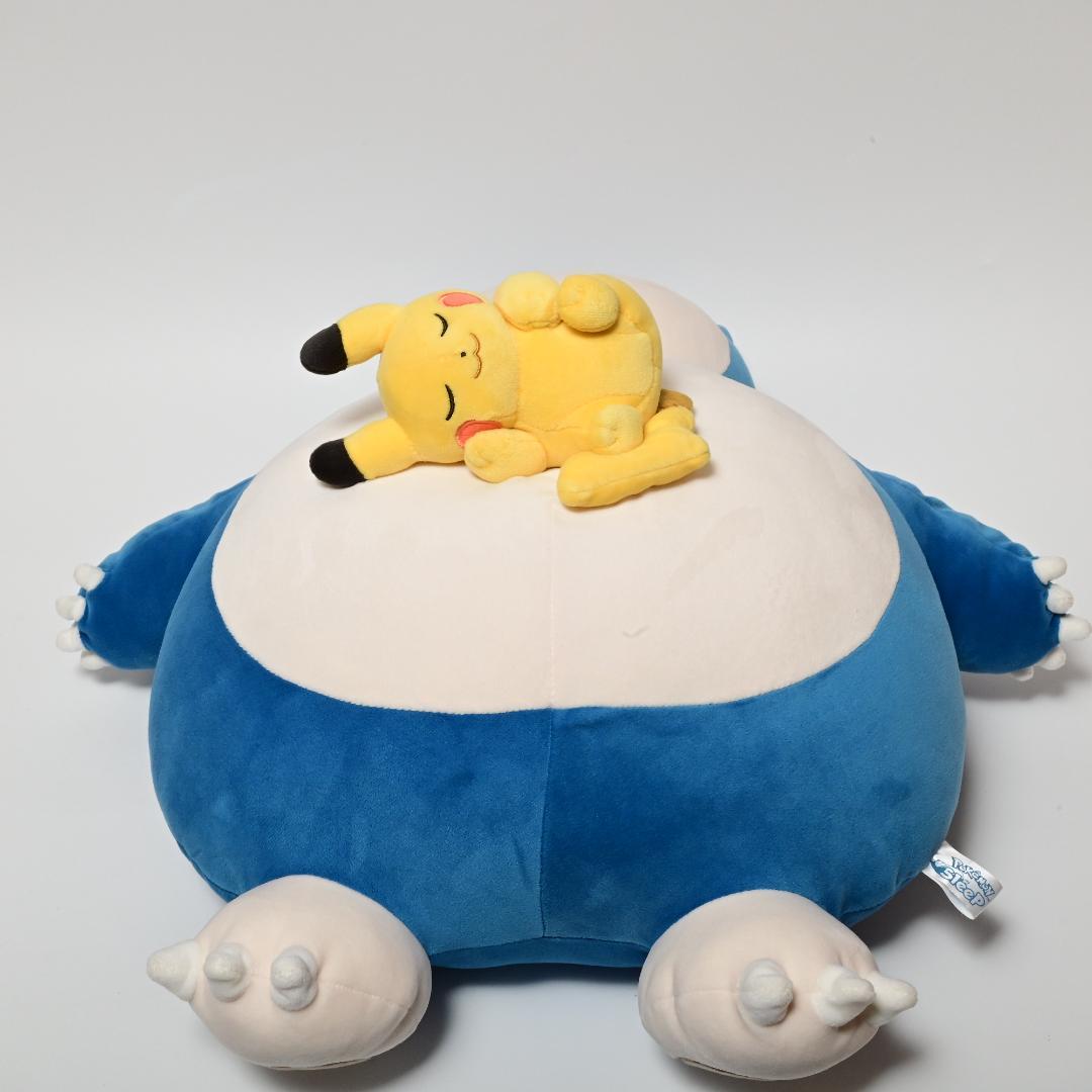 もっちりぬいぐるみ Pokémon Sleep おやすみカビゴン&ピカチュウ