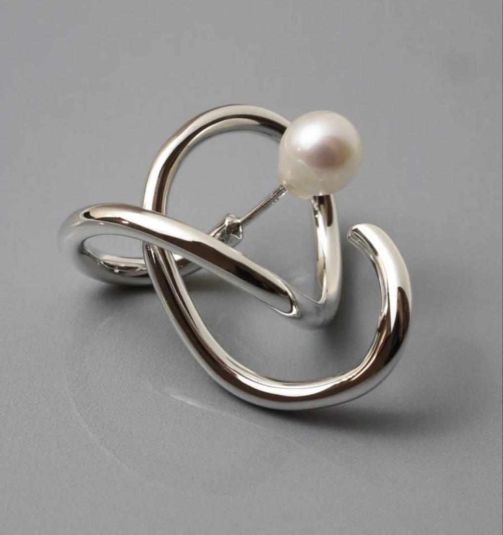 専用♡イーエム e.m.★ ピアス ノットピアス パール SVR925