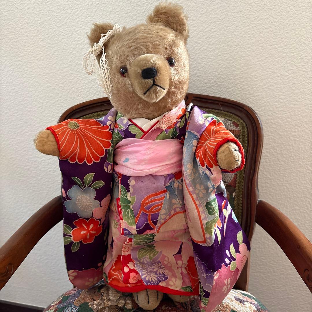 和装♪ハーマン・ドイツアンティークテディベア