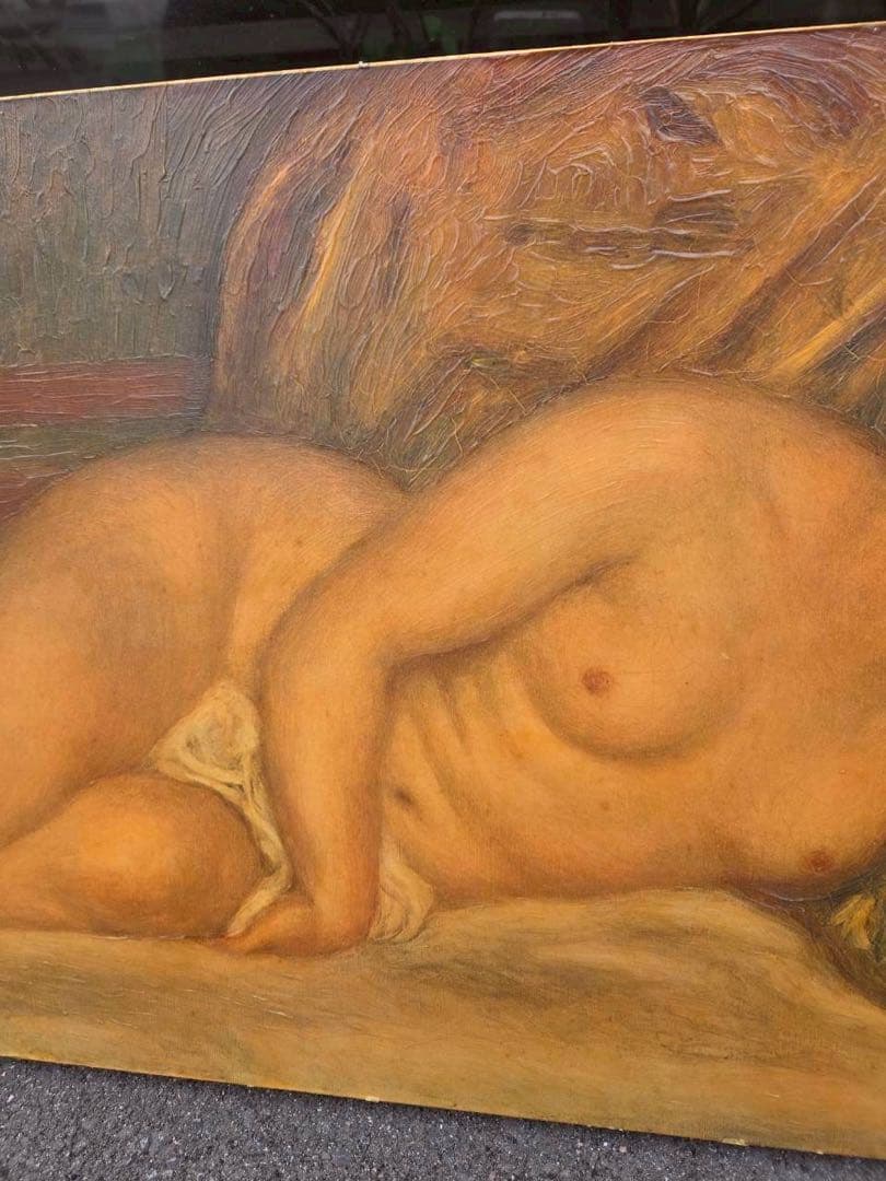 人物画 横たわる裸婦