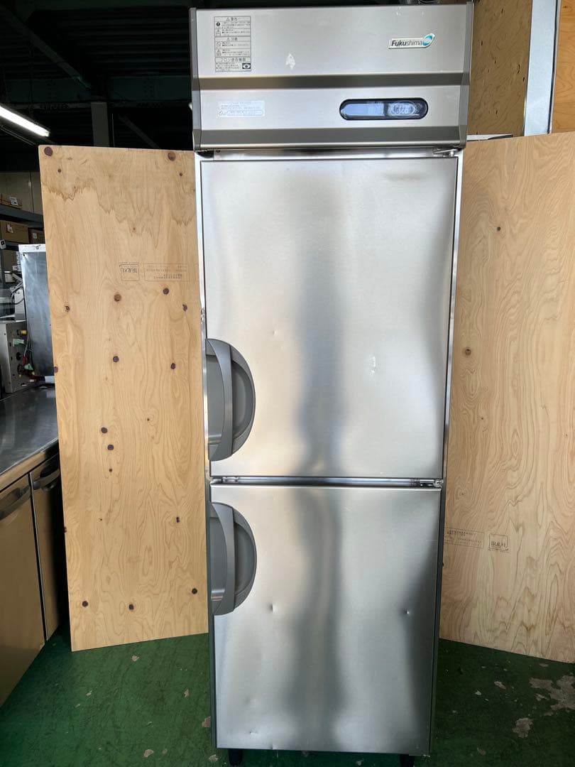 2013年 フクシマ縦型冷蔵庫 610x650x1950