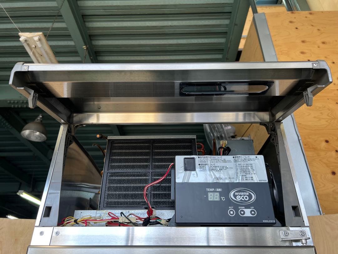 2013年 フクシマ縦型冷蔵庫 610x650x1950