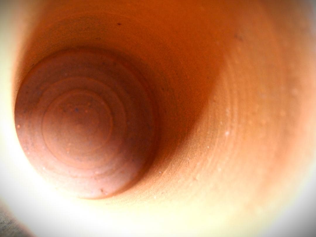 人気作家★中里隆★唐津南蛮麦酒器B★緋色