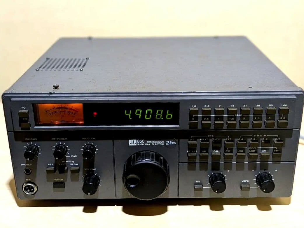 ク*ン様 現状品 杉山電機製作所 850 D 無線機 トランシーバー 受信機 希