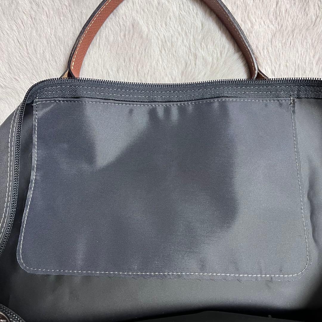 ロンシャン　プリアージュ　XLトラベルバック　ダークグレー